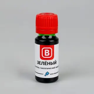 Краситель синтетический, жидкий, 15 г, зелёный