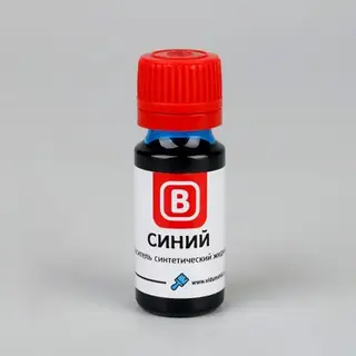 Краситель синтетический, жидкий, синий, 15 г