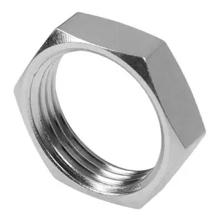 Контргайка Aquafit, 3/4" никелированная латунь