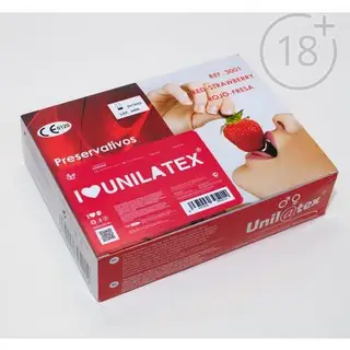 Презервативы «Unilatex» Red Strawberry, Клубника, 144 шт