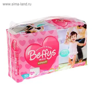 Подгузники-трусики «Beffy's» Extra soft для девочек, 13-18 кг, 32 шт