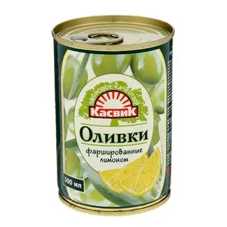Оливки фаршированные Лимоном ТМ "КАСВИК", 280 г
