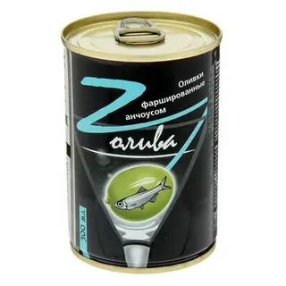 Оливки фаршированные Анчоусом ТМ "Z-Oliva", 280 г