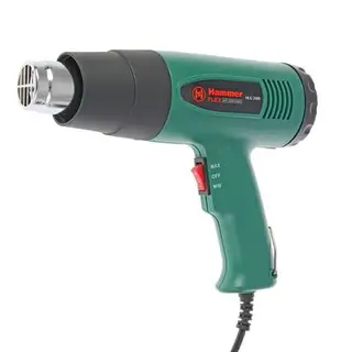 Фен технический Hammer Flex HLG2000, 2000 Вт, 450/600С, 300/500 л/мин, тепловая защита