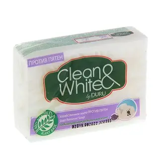 Мыло хозяйственное DURU Clean&White Против пятен, 125 г