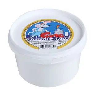 Гипс для скульптурных работ, белый, 450 г