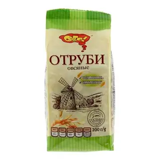 Отруби "ОГО!" "Овсяные" Экструдированные, 200 г