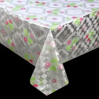 Клеенка EVA, ширина 137 см "Ягодки", 3D-эффект, рулон 20 м