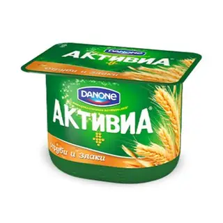 Активия Биойогурт густой обогащ. Отруби-злаки 2,9% 150г