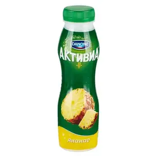 АКТИВИА ПИТЬЕВАЯ 290г. Ананас