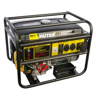 Генератор Huter DY8000LX, бензиновый, 6.5/7 кВт, 25 л, 220 В, электростарт + МАСЛО