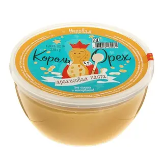 Арахисовая паста "Король Орех" медовая, 320 г