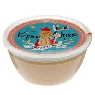 Арахисовая паста "Король Орех" с корицей, 320 г