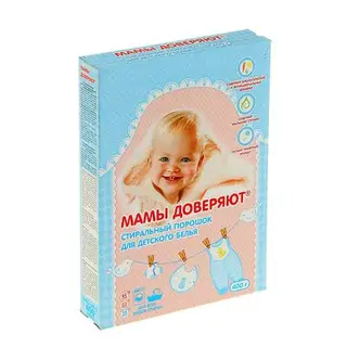 Стиральный порошок для детского белья "Мамы доверяют", 400гр