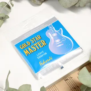 Струны GOLD STAR MASTER Light (.008 -.038, навивка - нерж. сплав на граненом керне)
