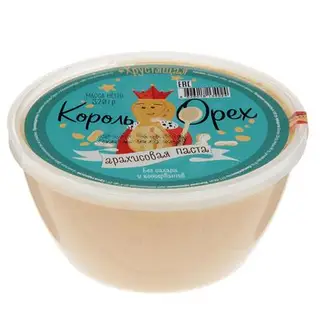 Арахисовая паста «Король Орех» хрустящая, 320 г