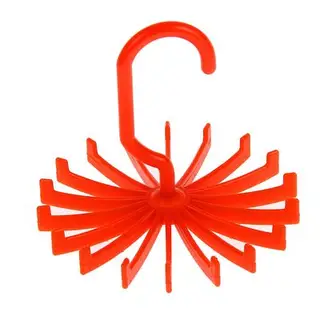Вешалка для ремней и галстуков, 18 крючков, цвет МИКС