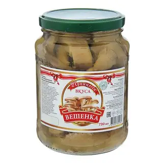 Маринованные Вешенки Принцесса Вкуса, 720 мл