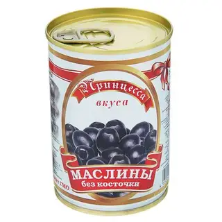 Маслины без косточки ТМ "Принцесса Вкуса", 300 мл