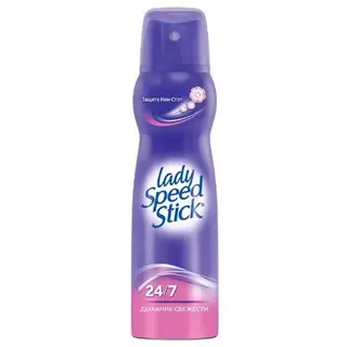 Дезодорант-антиперспирант Lady Speed Stick 24/7 «Дыхание свежести», аэрозоль, 150 мл