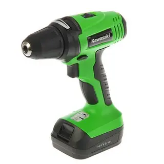 Шуруповерт аккумуляторный KAWASAKI K-AK 14.4 Li, 14.4 В, Li, 0-400/0-1500 об/мин, 40 Нм