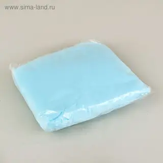Парео на резинке, голубой, спандбонд 30 г/кв.м, 150 х 80 см, 10 шт