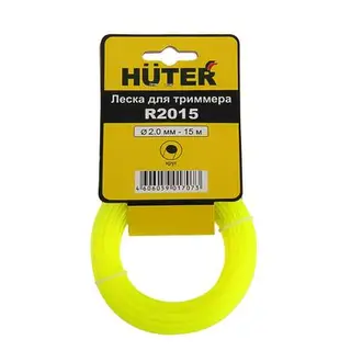 Леска HUTER R2015, 2 мм, 15 м, сечение круг