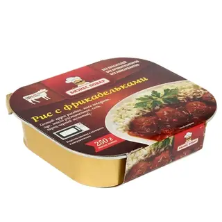 Рис с фрикадельками ТМ "Бизнес Повар", 250 г