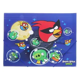 Папка на резинках А4 Angry Birds SPASE