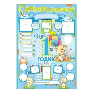 Набор для проведения детского праздника "1 годик!"