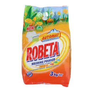 Порошок стиральный ROBETA автомат горный цветок 3 кг