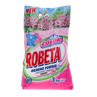 Порошок стиральный Robeta Color автомат "Горный цветок" для цветного белья 3 кг