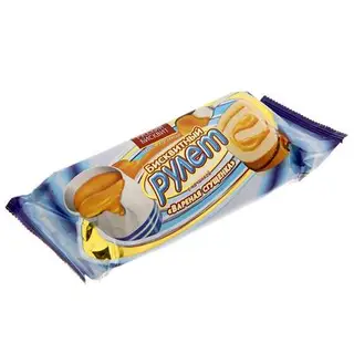 Рулет "Русский бисквит", вареная сгущенка, 175 г