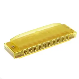 Губная гармошка Hohner Happy, 20 нот, жёлтая