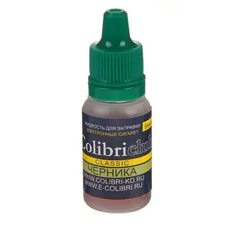 Жидкость для многоразовых ЭИ Colibriclub Classic, черника, 6 мг, 10 мл