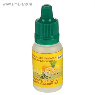 Жидкость для многоразовых ЭИ Colibriclub Standart, лимон, 6 мг, 10 мл
