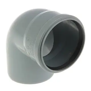 Отвод канализационный, 110 мм, 90°
