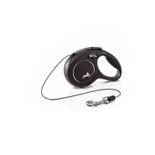 Рулетка Flexi New Classic XS (до 8 кг) 3 м трос, черная