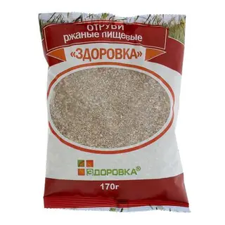 Отруби ржаные пищевые "Здоровка", 170 г