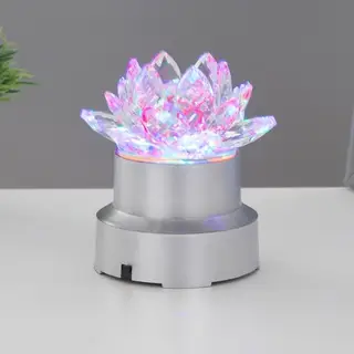 Подставка с подсветкой для сувениров RISALUX пластик, 6×8 см, 7 диодов
