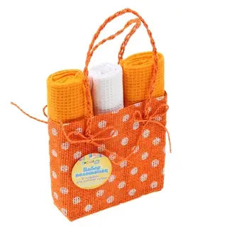 Набор полотенец для кухни Retro Orange 40*60 см, 3 шт, вафельное