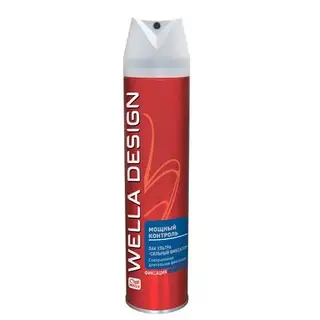 Лак для волос Wella Design "Мощный контроль", ультра-сильная фиксация, 250 мл