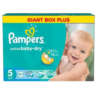 Подгузники Pampers Active Baby Junior (11-18 кг), 87 шт