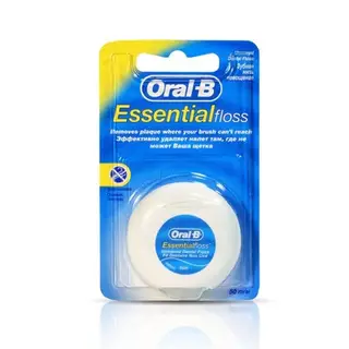 Зубная нить Oral-B Essential, невощеная, 50 м