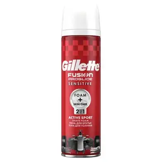 Пена для бритья Gillette Fusion ProGlide Sensitive Active Sport, 250 мл