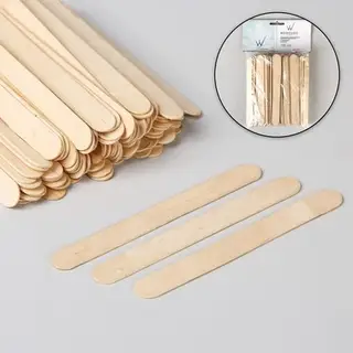 Шпатель для депиляции, деревянный, 14 × 1,4 см