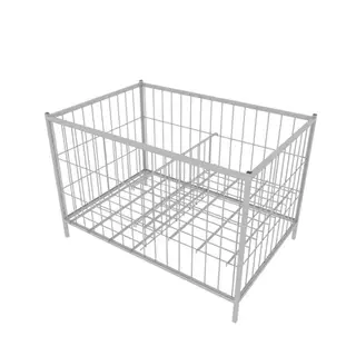 Корзина экспозиционная 115*80*80 см, цвет хром