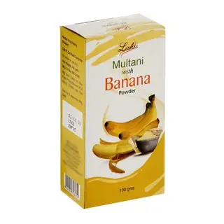 Маска-убтан (глина) питательная для лица, банан Lalas Multani Banana Powder, 100 г