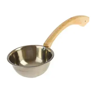 Черпак металлический, 0,4л, с ручкой