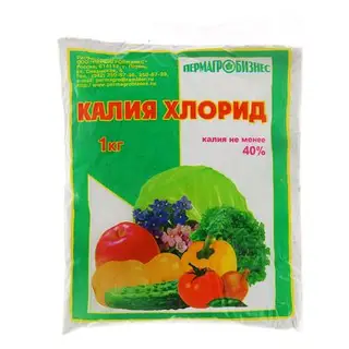 Удобрение минеральное Калия хлорид, 1 кг